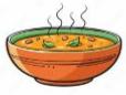 drawing of a bowl of soup